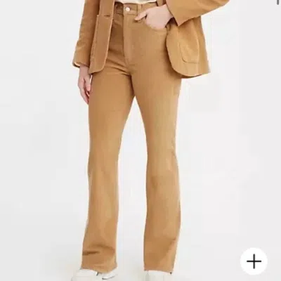 Levi's 90's Style Bootcut Corduroy Pants In Tan In Brown
