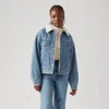 Levi's 90s Sherpa Trucker Jacket In Blue