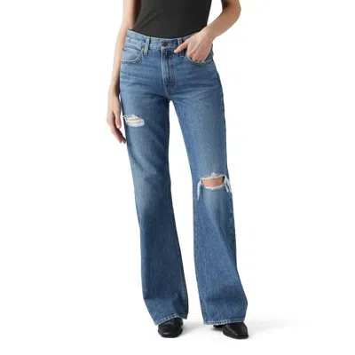 Levi's 94 Baggy Bootcut Jeans Womens Oakland Nights Denim Mid Rise Pall562 In Blue