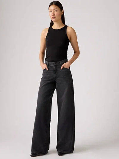 Levi's 94 Baggy Wide Leg Jeans In Black