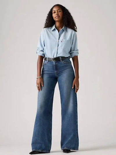 Levi's 94 Baggy Wide Leg Jeans In Blue