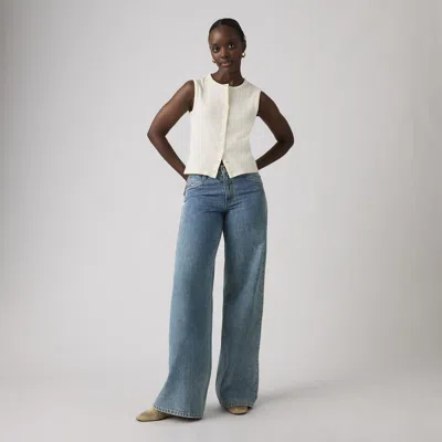 Levi's 94 Baggy Wide Leg Women Jeans In Blue