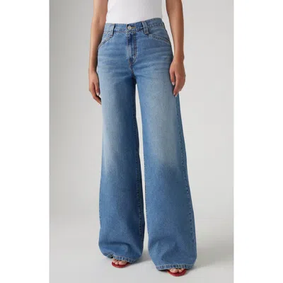 Levi's® 94 Mid Rise Baggy Wide Leg Jeans In Cool Vertical