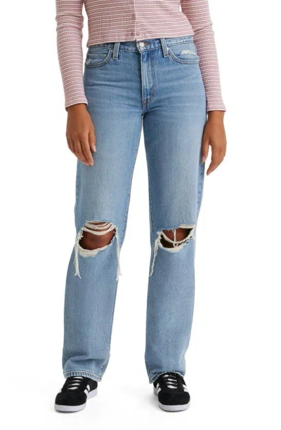 Levi's® '94 Ripped Baggy Jeans In Caution Hot Pants