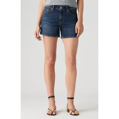 Levi's® A-line Denim Shorts In Blue
