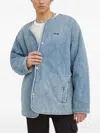 Levi's Abbots Quilted Jacket In Blue