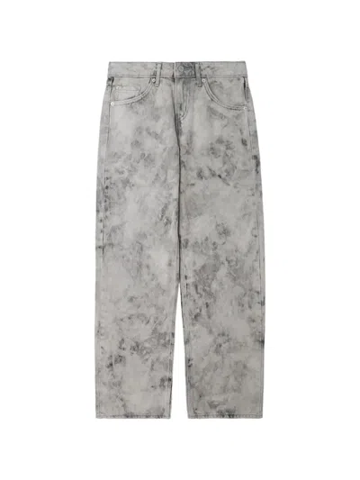 Levi's Acid-wash Loose-fit Jeans In Gray