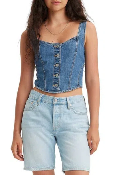 Levi's® Alani Denim Vest In Purple