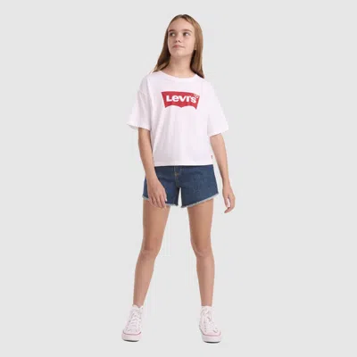 Levi's A-line Denim Big Girls 7-16 Shorts 8 In Blue