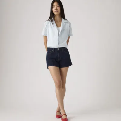 Levi's A-line Women's Shorts 33 In Blue