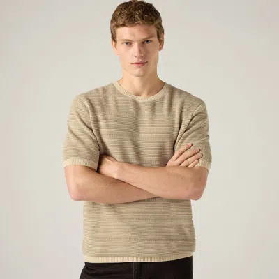 Levi's Ani Short-sleeve Sweater In Neutral