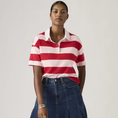 Levi's Aries Rugby Polo Shirt In Multi