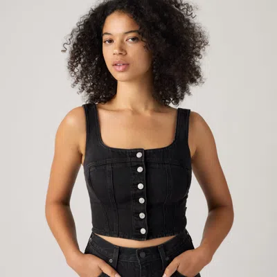Levi's Audra Seamed Top In Black