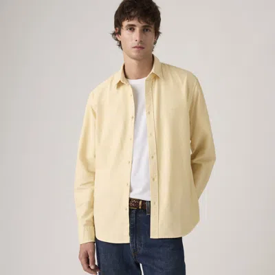Levi's Authentic Button Down Shirt In Yellow