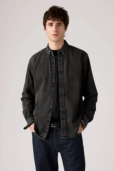 Levi's Authentic Button Down Shirt In Black