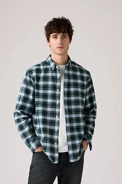 Levi's Authentic Button Down Shirt In Green