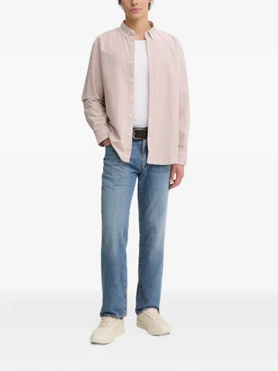 Levi's Authentic Button-down Striped Cotton Shirt In Pink