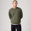 Levi's Authentic Crewneck Sweatshirt In Green