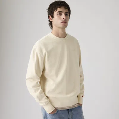 Levi's Authentic Crewneck Sweatshirt In Neutral