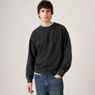 Levi's Authentic Crewneck Sweatshirt In Black