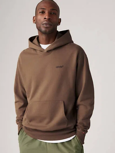 Levi's Authentic Hoodie Sweatshirt In Ermine
