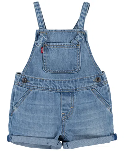 Levi's Baby Girls Knot Strap Shortall In Day Off