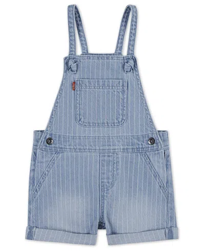 Levi's Baby Girl's Knot Strap Shortalls In Blue
