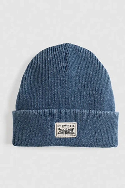 Levi's Backpatch Beanie In Blue