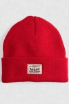 Levi's Backpatch Beanie In Red