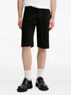 Levi's Back-patch Shorts In Black