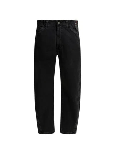 Levi's 568 Straight-leg Trousers In Black