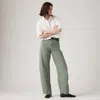Levi's Baggy Dad Barrel Women's Jeans 34x30 In Green
