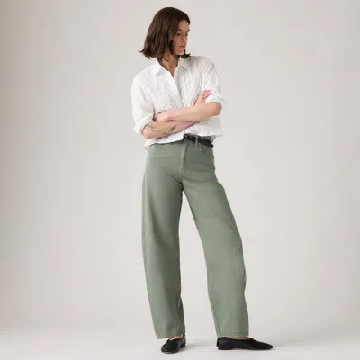 Levi's Baggy Dad Barrel Women's Jeans 34x30 In Green