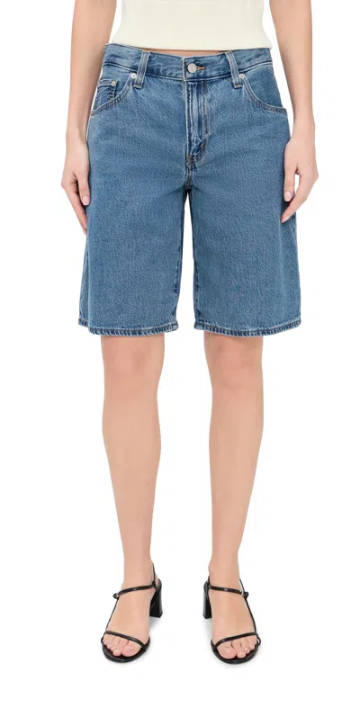 Levi's Baggy Dad Denim Shorts Own It In Blue
