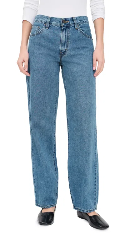 Levi's Baggy Dad Jeans Own It Stone In Blue