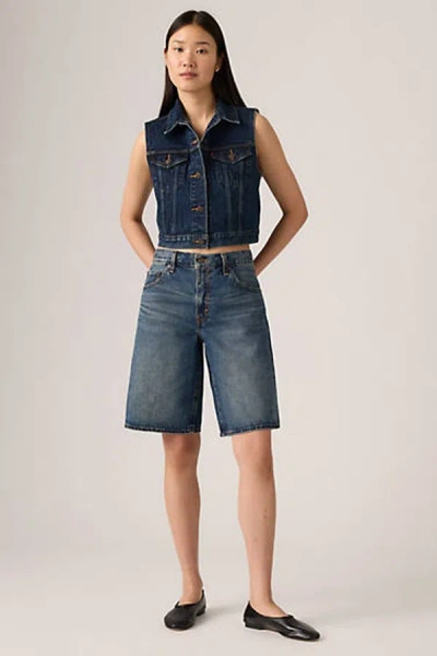 Levi's Baggy Dad Jorts In Red