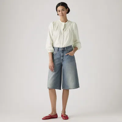 Levi's Baggy Dad Jorts In Blue