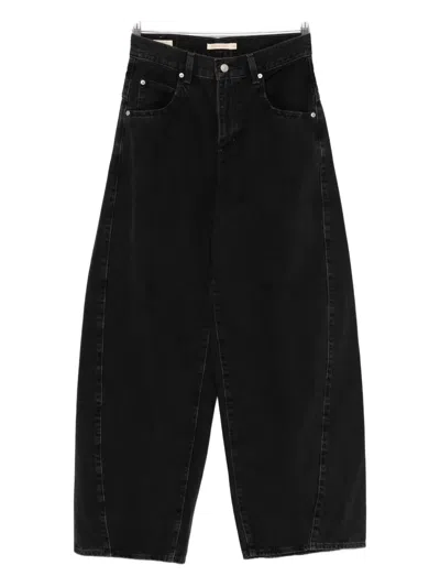 Levi's Balloon-leg Five-pocket Jeans In Black