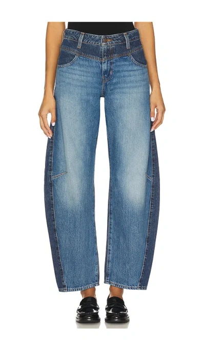 Levi's Barrel Saddle Back Jeans In Blue