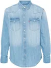 Levi's Barstow Western Standard Snap Front Shirt In Blau