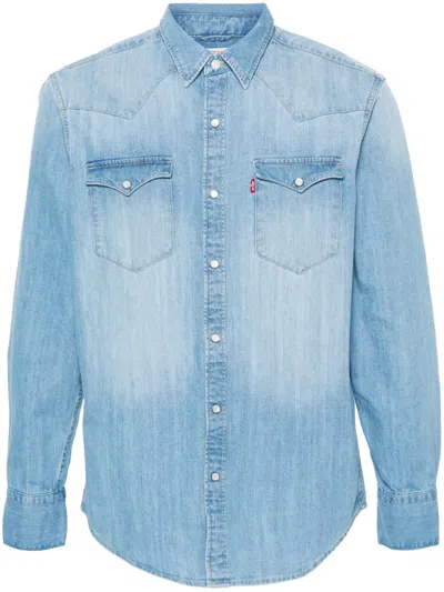 Levi's Barstow Western Denim Shirt In Blue