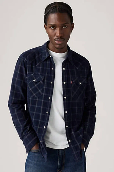 Levi's Barstow Standard Fit Western Shirt In Blue
