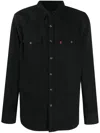 Levi's Levis Barstow Western Long Sleeved Shirt Black In Black