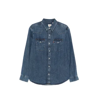 Levi's Barstow Western Denim Shirt In Red Cast Rinse
