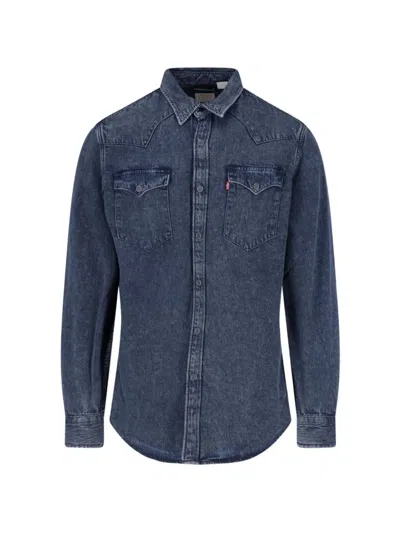 Levi's Barstow Western Denim Shirt In Blue