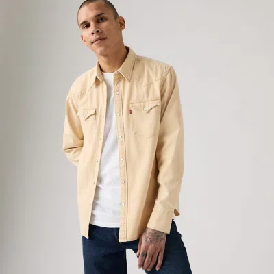 Levi's Barstow Western Denim Shirt In Neutral