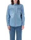 Levi's Barstow Western Standard Snap Front Shirt In Blue
