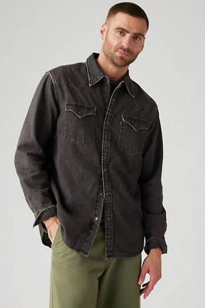 Levi's Barstow Western Standard Fit Shirt In Black