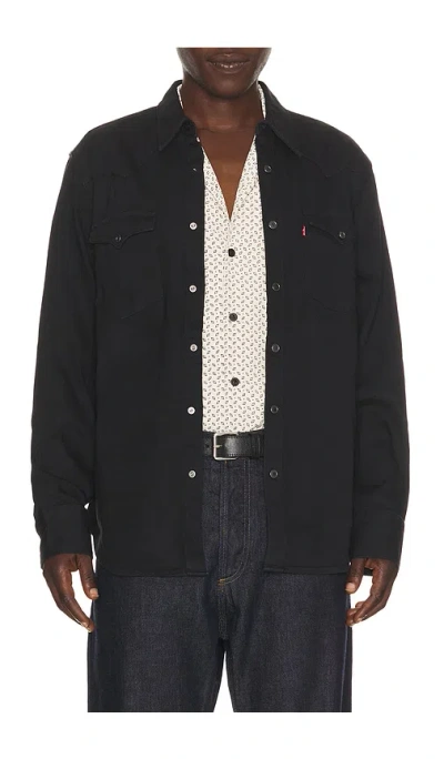 Levi's Barstow Western Standard Shirt In Black