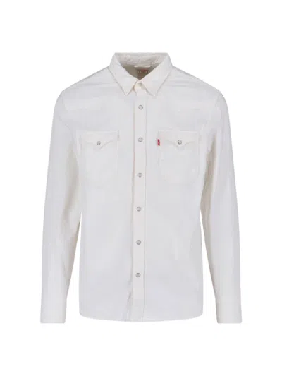 Levi's Barstow Western Standard Shirt In White